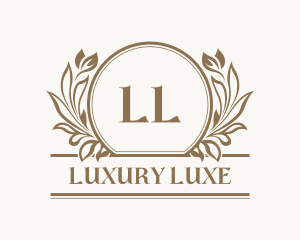 Floral Boutique Luxury logo design