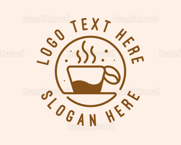 Circle Coffee Bean Cafe Logo