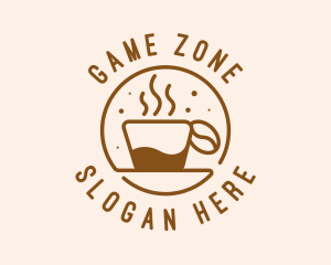 Circle Coffee Bean Cafe Logo