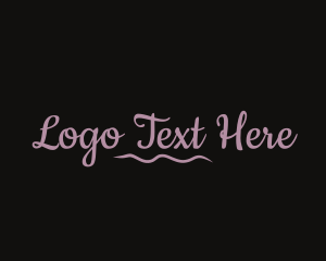 Tailor Fashion Cursive Logo