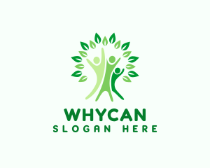 Wellness Human Tree Logo