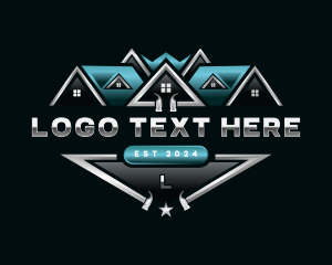 Tool - Hammer Roof Repair logo design