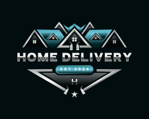 Hammer Roof Repair logo design