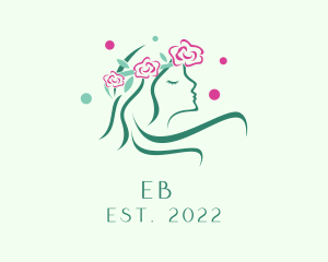Girl - Beautiful Natural Woman logo design
