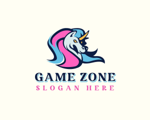 Unicorn Gaming Streamer logo design