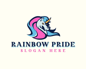 Gay - Unicorn Gaming Streamer logo design