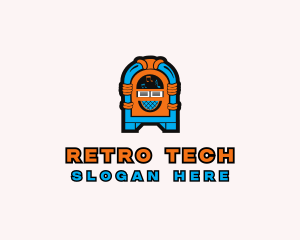 Retro Jukebox logo design