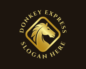 Donkey - Premium Horse Racing logo design
