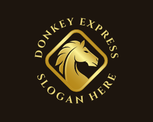 Premium Horse Racing logo design