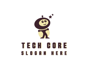 Robot Star Tech logo design