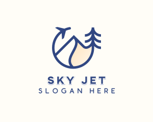 Airplane Travel Airline logo design