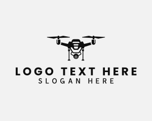 Videography - Aerial Surveillance Drone logo design