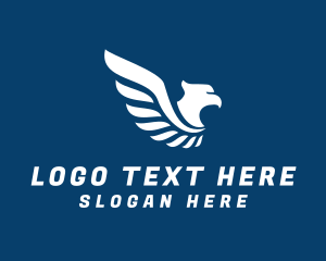 Airline - Eagle Wing Aviary logo design
