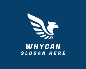 White - Eagle Wing Aviary logo design