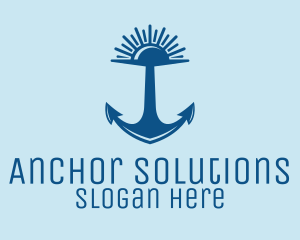 Anchor - Sunset Bay Anchor logo design