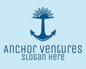 Anchor - Sunset Bay Anchor logo design