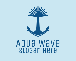 Oceanic - Sunset Bay Anchor logo design