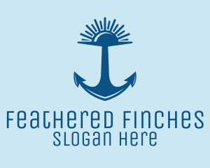 Sunset Bay Anchor logo design