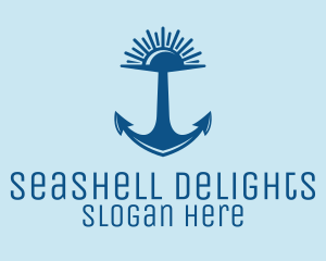 Sunset Bay Anchor logo design