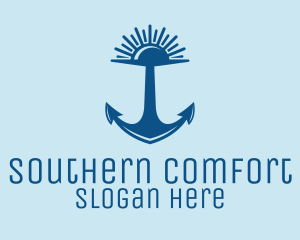 Sunset Bay Anchor logo design