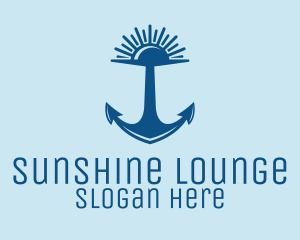 Sunset Bay Anchor logo design