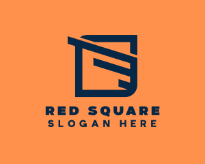 Modern Technology Square logo design