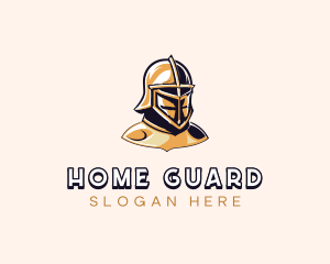 Warrior Knight Armor logo design