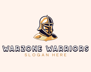 Warrior Knight Armor logo design