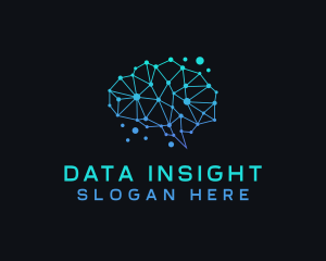 Information - Brain Circuit Network logo design