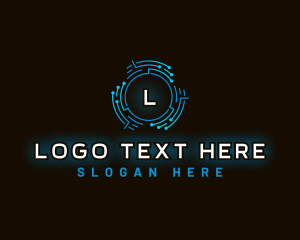 High Tech - Technology Data Analytics logo design