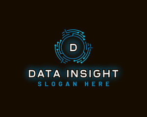 Analytics - Technology Data Analytics logo design