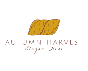 Autumn Wrapped Leaves logo design