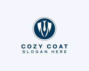 Coat - Corporate Suit Necktie logo design