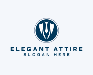 Suit - Corporate Suit Necktie logo design