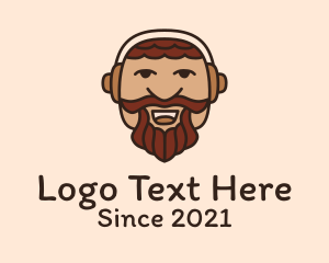 Beard - Man Beard Mascot logo design
