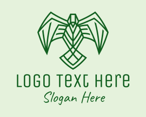 Bird - Green Swift Bird logo design