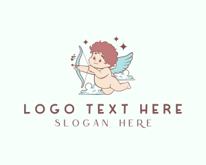 Cupid - Cute Angel Cupid logo design