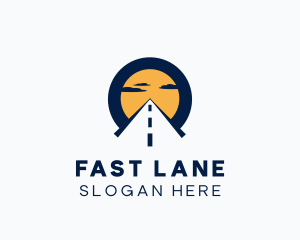 Highway - Sunrise Highway Road logo design