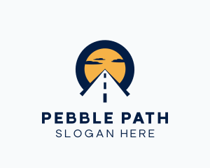 Sunrise Highway Road Path logo design