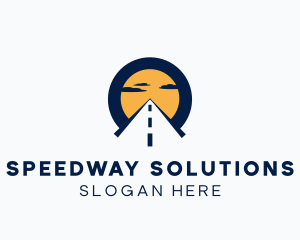 Roadway - Sunrise Highway Road logo design