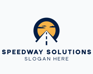 Road - Sunrise Highway Road logo design