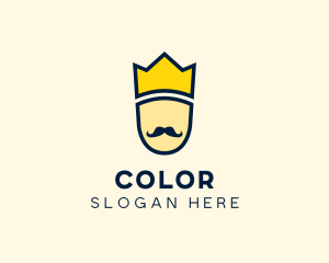 Cigar - Hipster Mustache King logo design