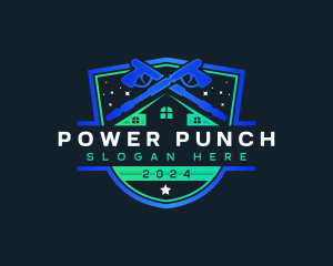 Power Wash Shield Cleaner logo design