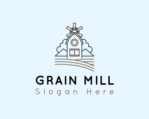 Mill - Farm House Barn logo design