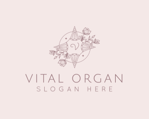 Floral Ornament Beauty logo design