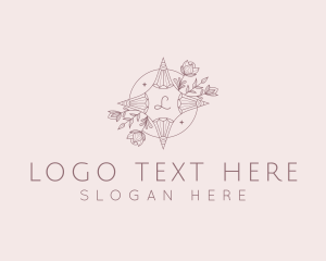 Cosmetic - Floral Ornament Beauty logo design