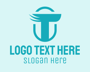 Small Business - Winged Letter T logo design