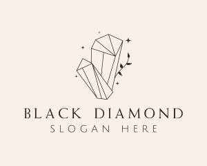  Elegant Crystal Gem logo design