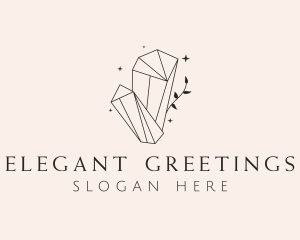  Elegant Crystal Gem logo design