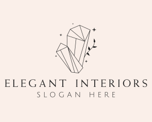  Elegant Crystal Gem logo design